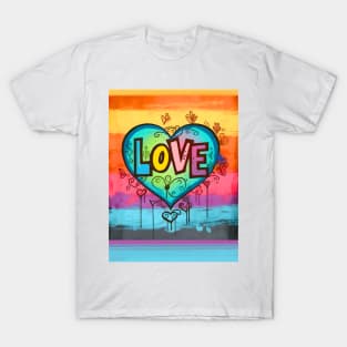 LGBTQ+ Gay Pride Month: Love No. 2 T-Shirt